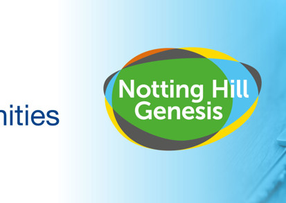 Orbit Housing and Notting Hill Genesis logos 
