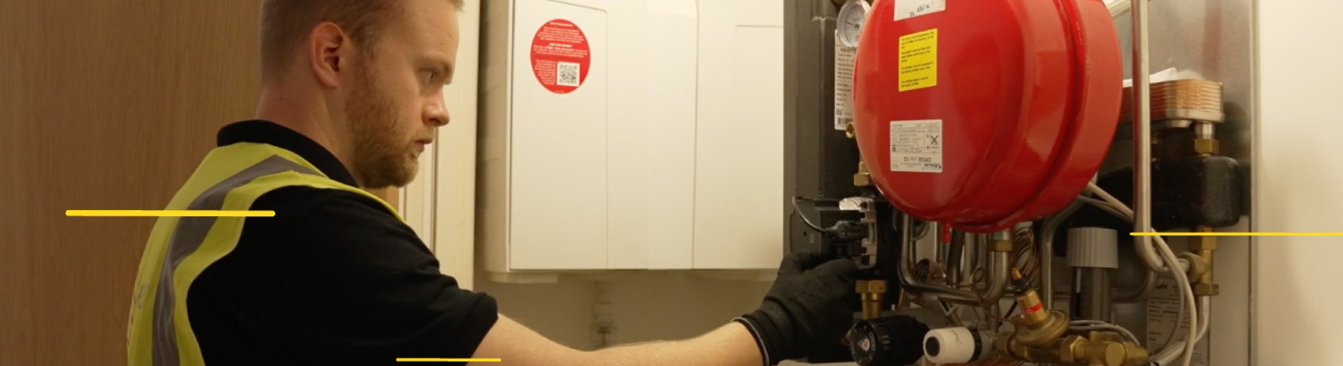 Checking a boiler