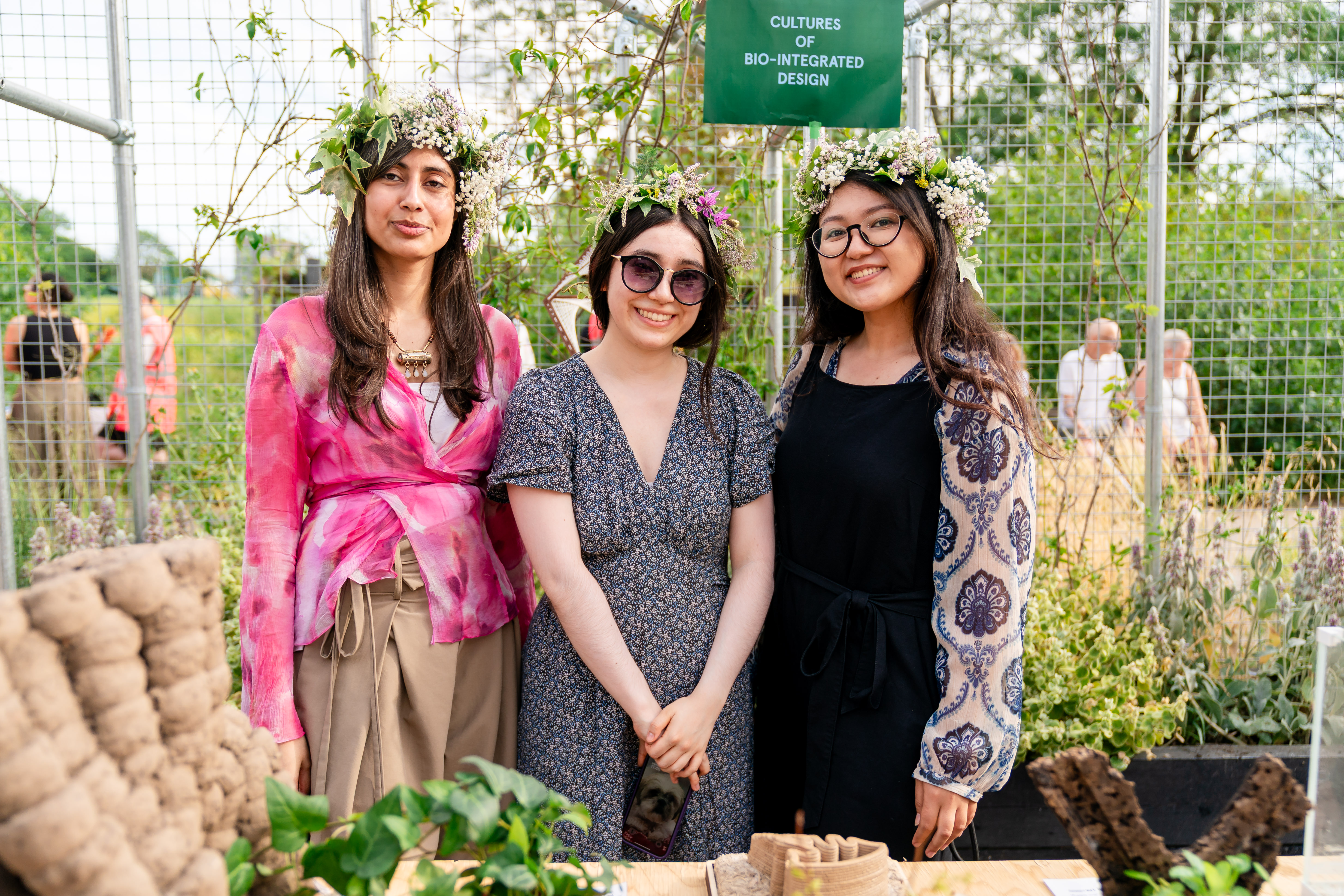 Three women at Colindale