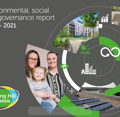 Environmental, social and governance report 2020/21 front cover
