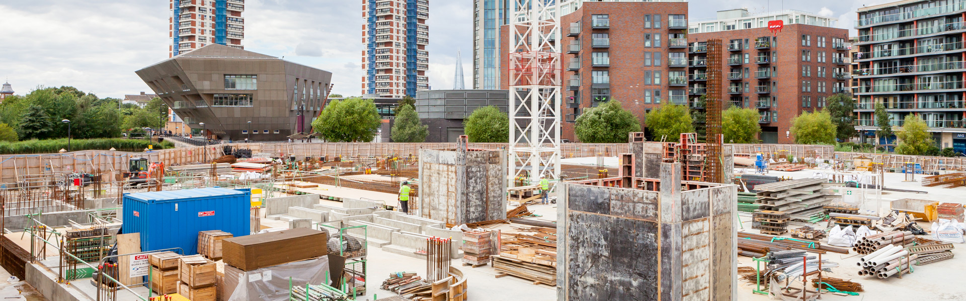 Construction on site