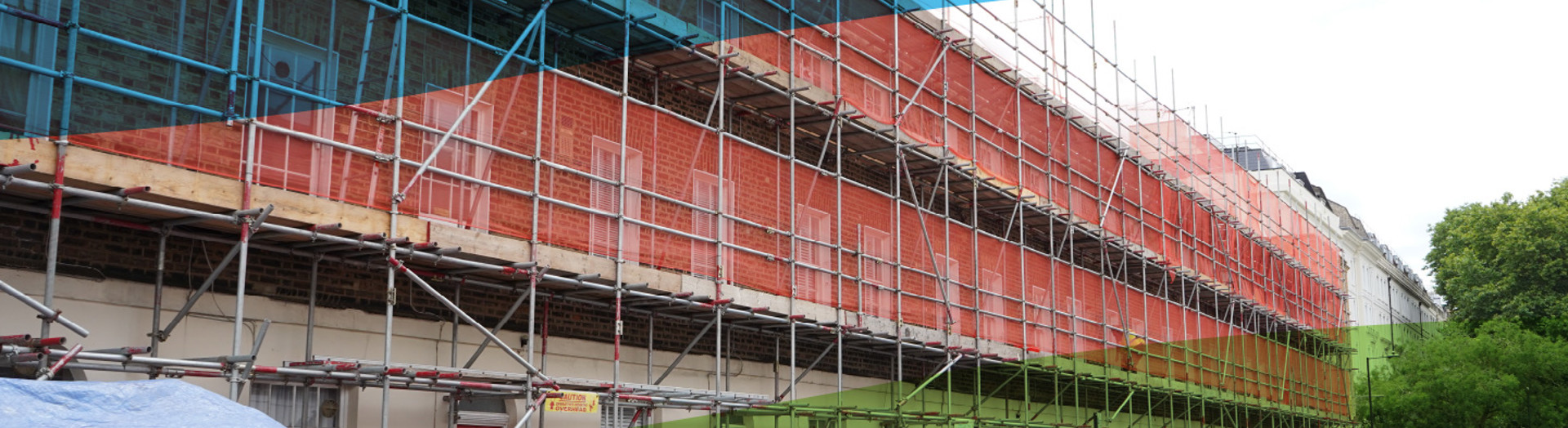 Image showing work underway as part of grants success for sustainable homes