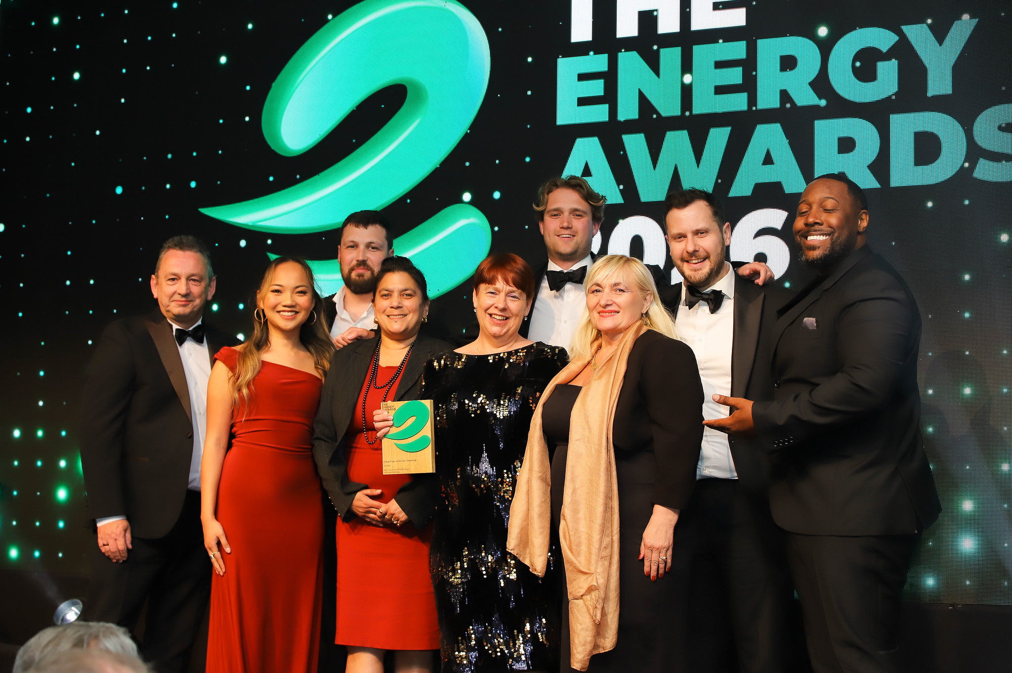 NHG Team Collects Their Energy Award