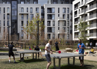 Outdoor communal area