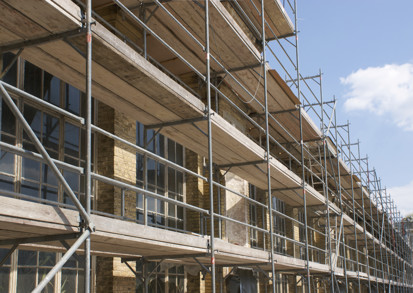 Construction on site