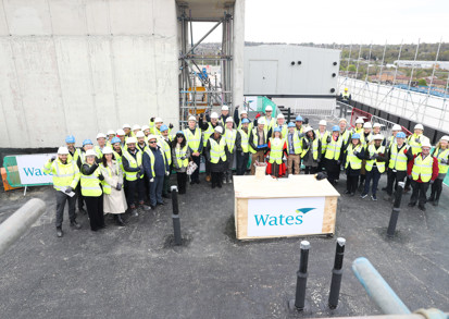 Notting Hill Genesis And Wates colleagues with Cllr Alison Moore