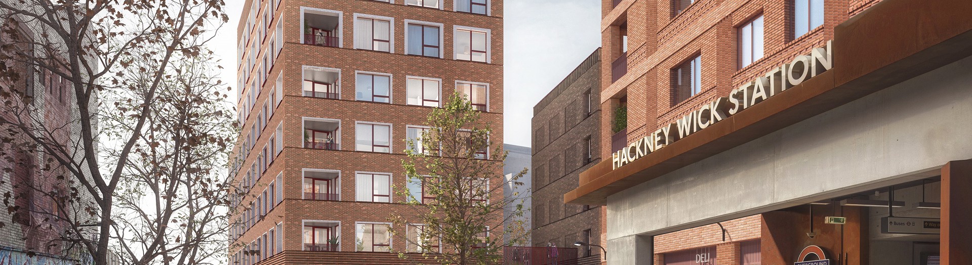 View of Phoenix Square at Hackney Wick 