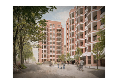 Illustration of phase 2B Thurlow Square